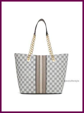 Montana West Tote Bag for Women Classic Monogram Purses and Handbags